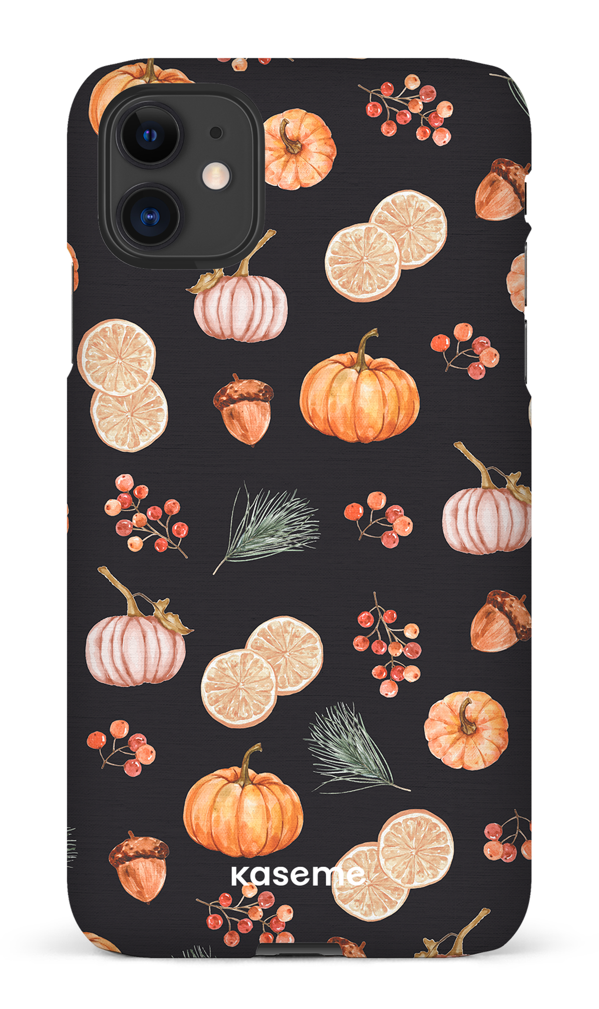 Pumpkin Garden Black - iPhone 11