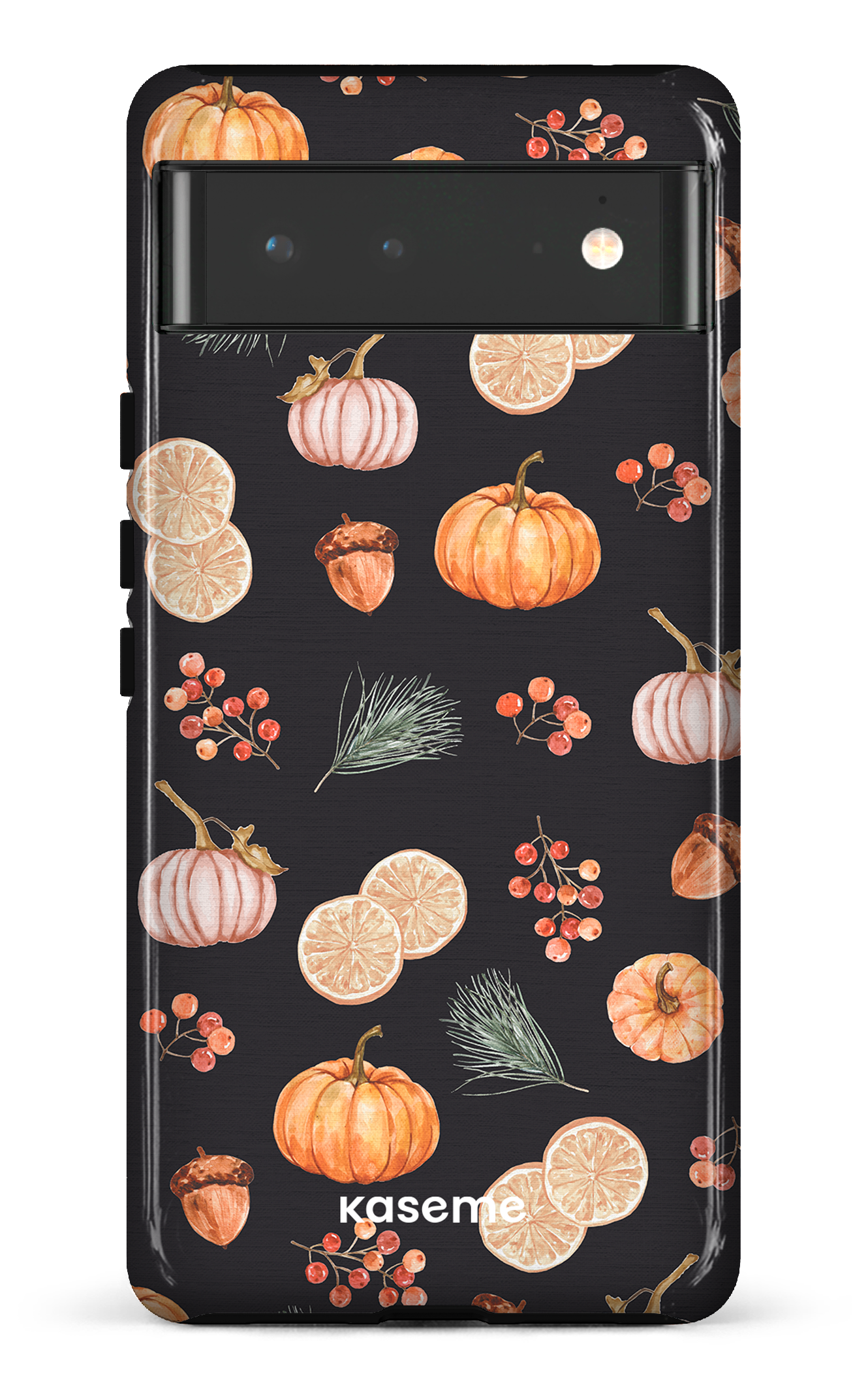 Pumpkin Garden Black - Google Pixel 6