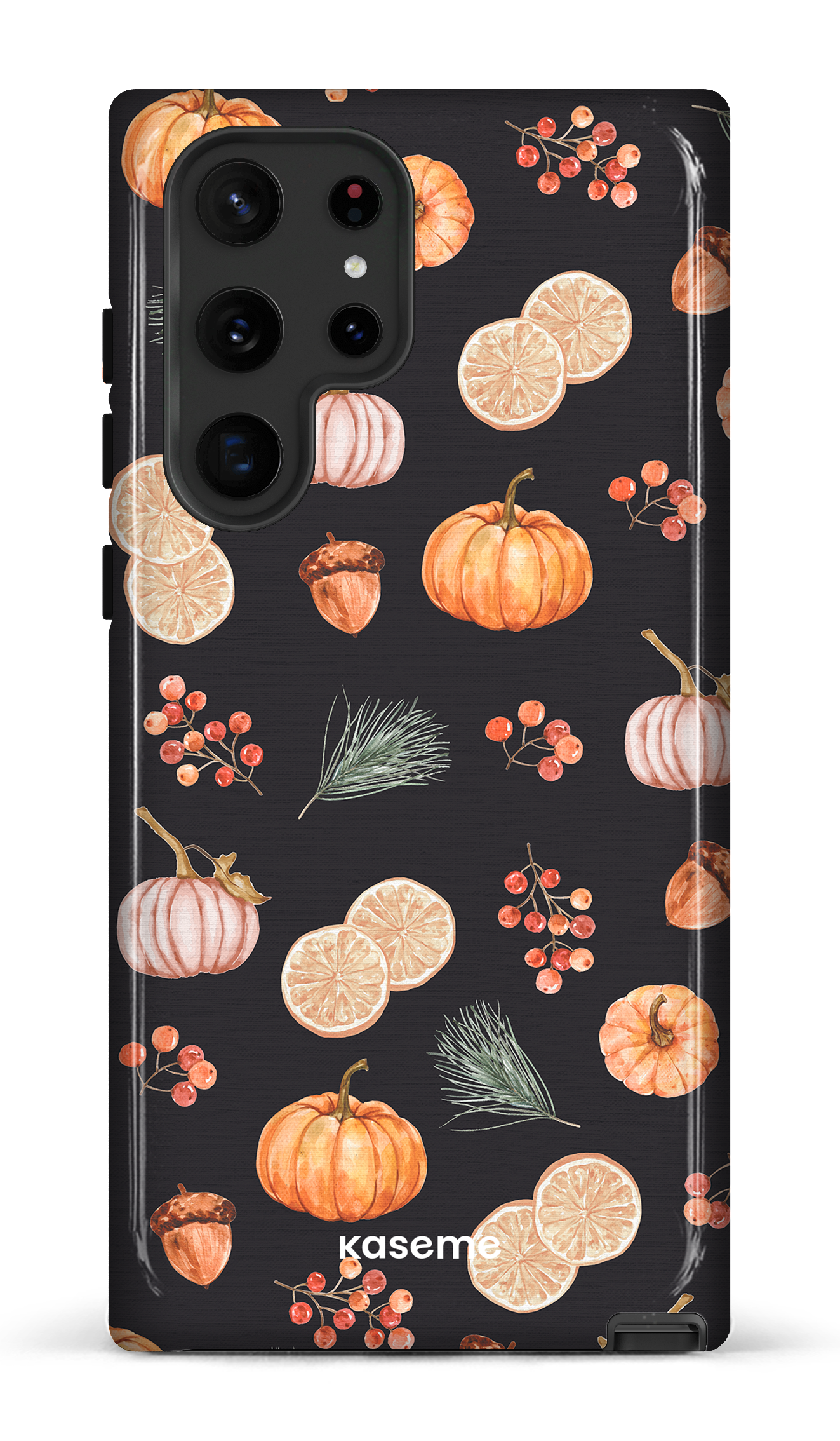 Pumpkin Garden Black - Galaxy S22 Ultra