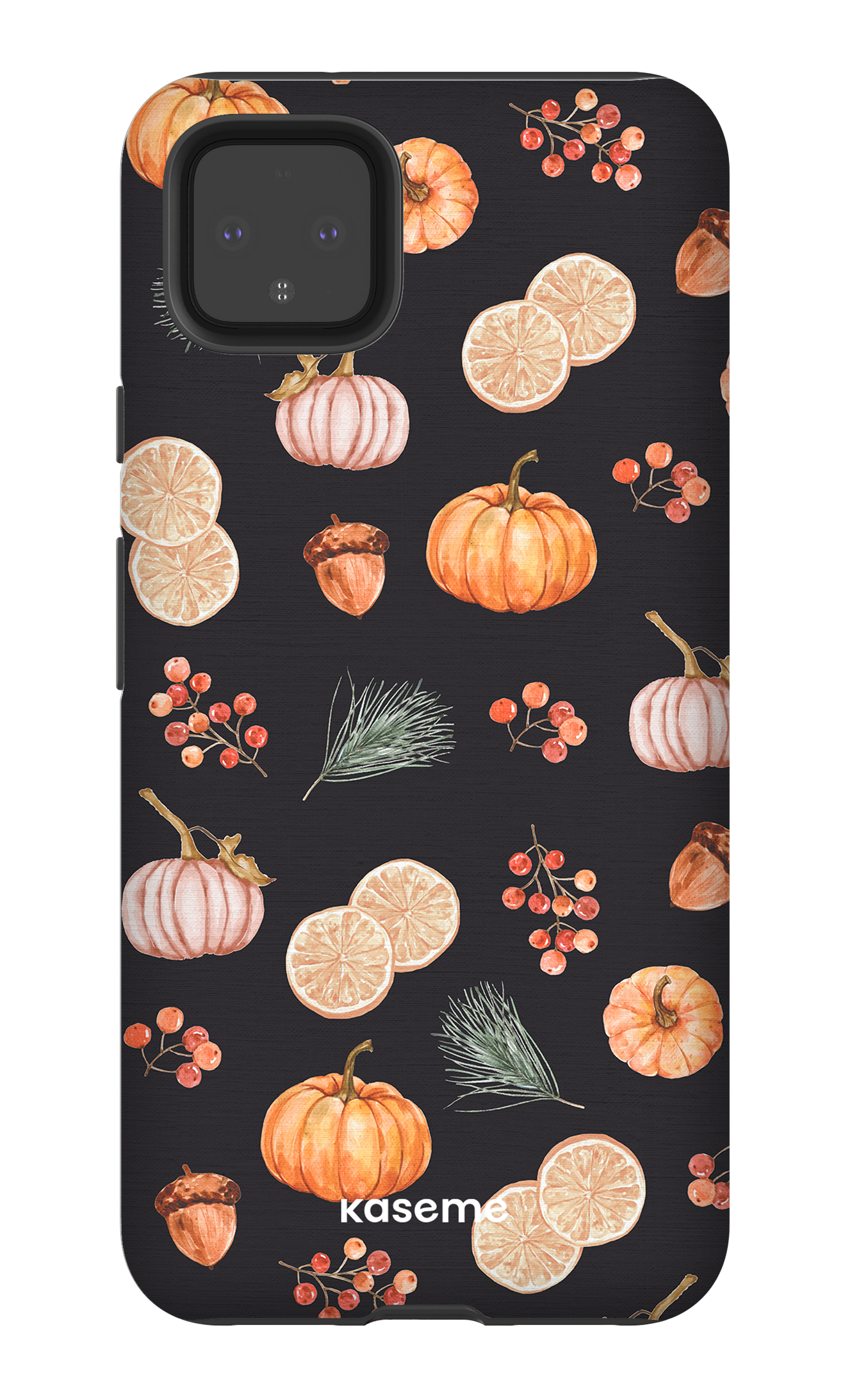 Pumpkin Garden Black - Google Pixel 4 XL