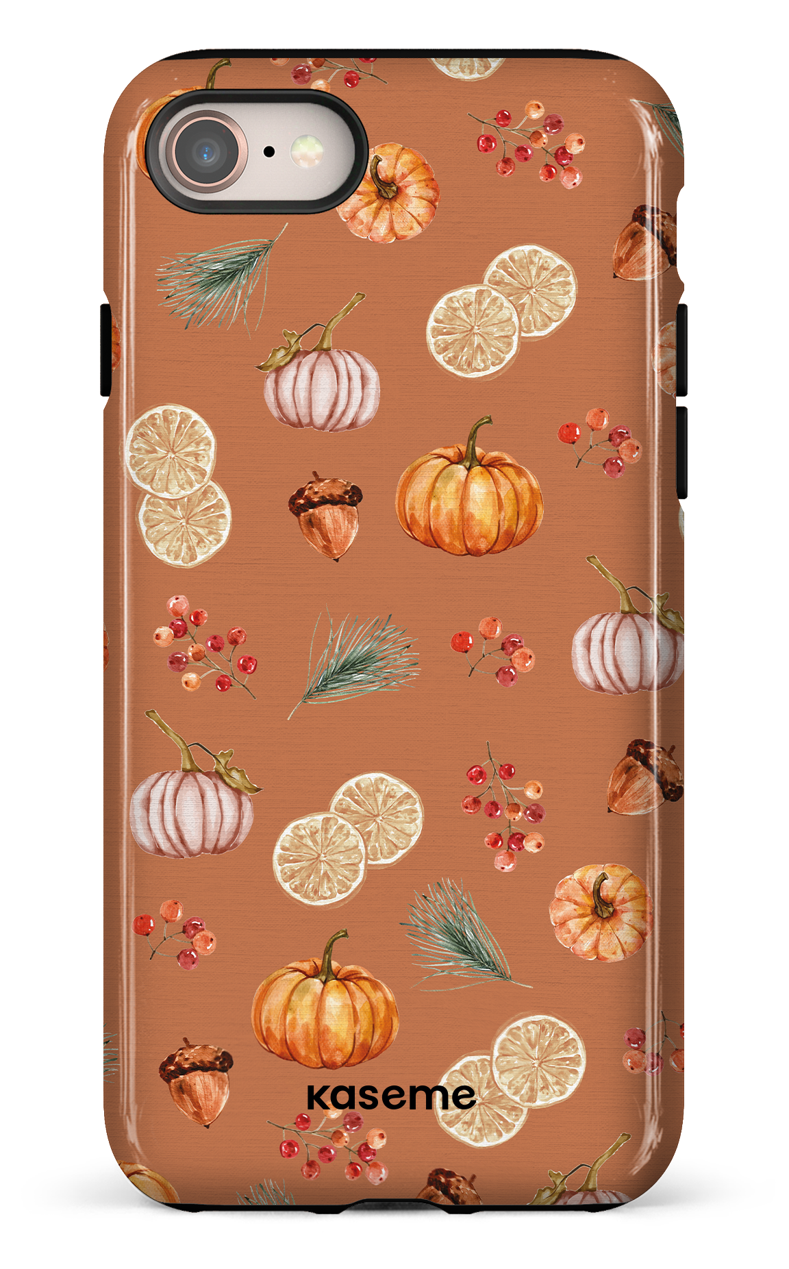 Pumpkin Garden Orange - iPhone 8